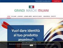 Tablet Screenshot of grandimarchiitaliani.com